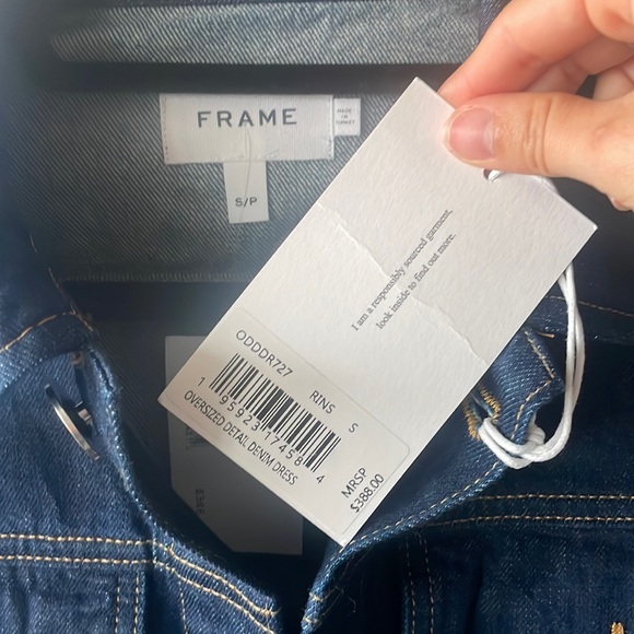 NWT FRAME Denim Dress Size Small - Picture 6 of 7